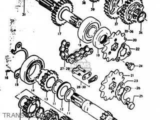 TRANSMISSION - RV90 1975 (M) USA (E03)