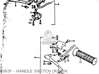 GRIP - HANDLE SWITCH (RV90K - RV90 1976 (A) USA (E03)