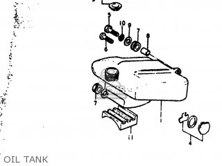 OIL TANK - RV90 1976 (A) USA (E03)