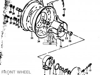 FRONT WHEEL - RV90 1977 (B) USA (E03)
