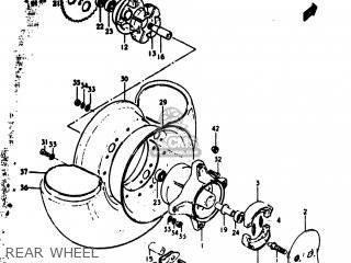REAR WHEEL - RV90 1977 (B) USA (E03)