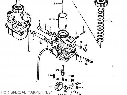 Suzuki SB200 1979 (N) (E02) parts lists and schematics