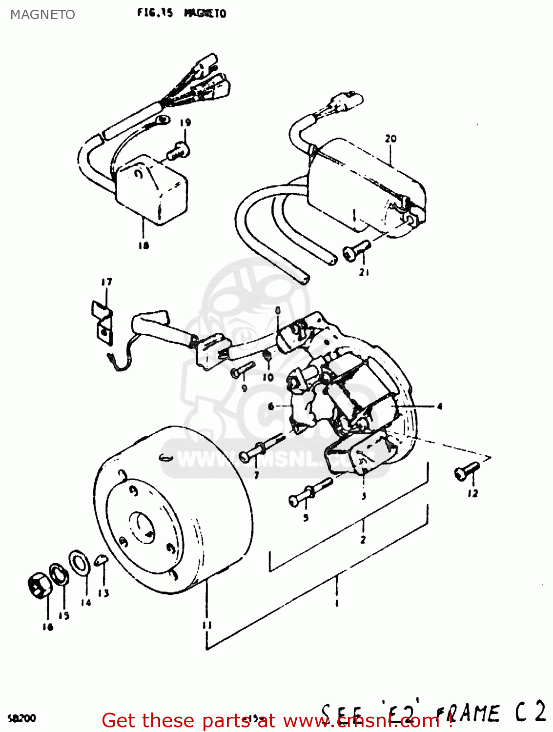 MAGNETO SB200 1979 (N) (E02)