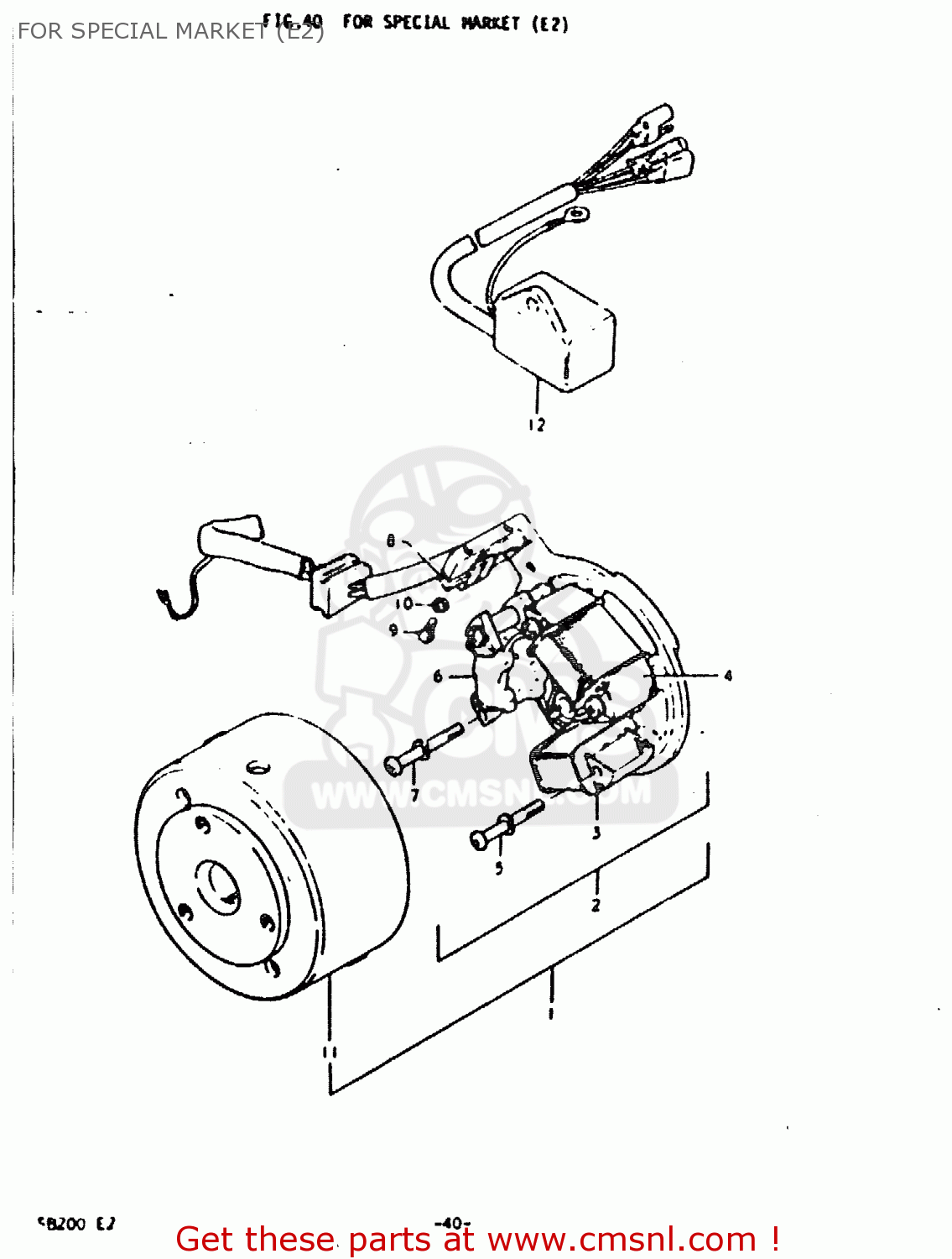 FOR SPECIAL MARKET (E2) SB200 1979 (N) (E02)