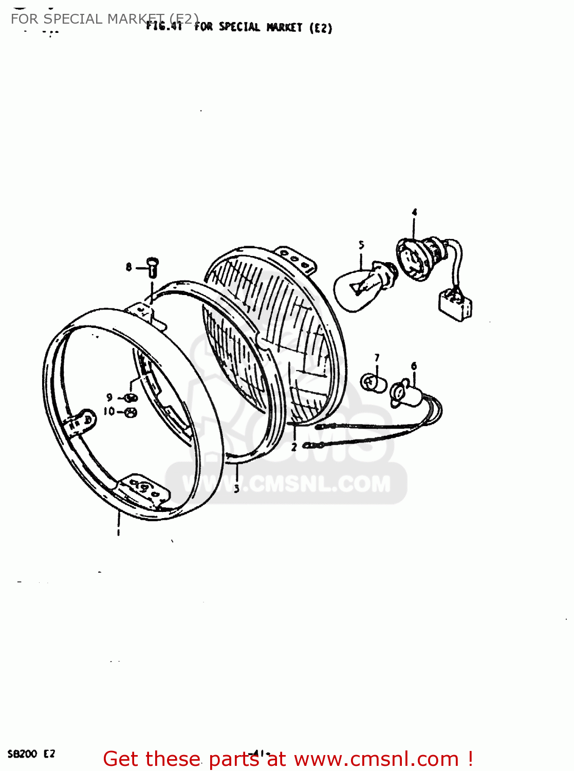 FOR SPECIAL MARKET (E2) SB200 1979 (N) (E02)