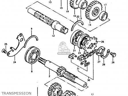 TRANSMISSION - SB200 1979 (N) (E02)