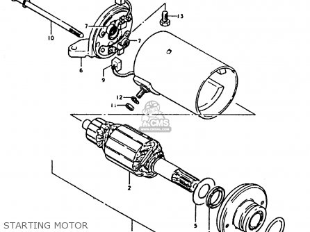 STARTING MOTOR - SB200 1979 (N) (E02)