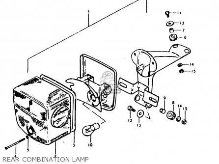 REAR COMBINATION LAMP - SB200 1979 (N) (E02)