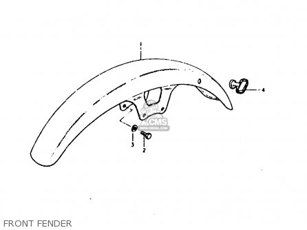 FRONT FENDER - SB200 1979 (N) (E02)