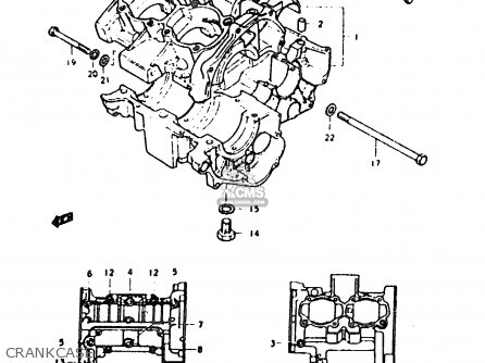 CRANKCASE - SB200 1979 (N) (E02)