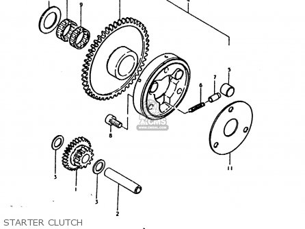 STARTER CLUTCH - SB200 1979 (N) (E02)