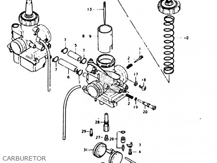 CARBURETOR - SB200 1979 (N) (E02)