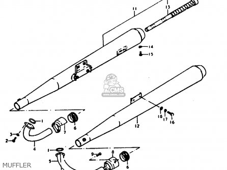 MUFFLER - SB200 1979 (N) (E02)
