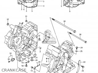 CRANKCASE - SFV650 GLADIUS 2009 (K9) USA (E03)