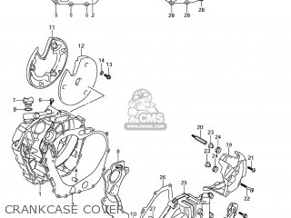 CRANKCASE COVER - SFV650 GLADIUS 2009 (K9) USA (E03)