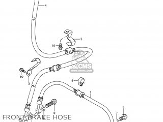 FRONT BRAKE HOSE - SFV650 GLADIUS 2009 (K9) USA (E03)