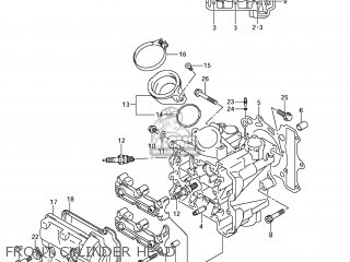 FRONT CYLINDER HEAD - SFV650 GLADIUS 2009 (K9) USA (E03)