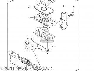 FRONT MASTER CYLINDER - SFV650 GLADIUS 2009 (K9) USA (E03)