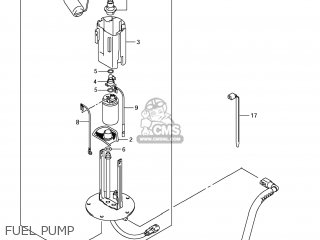 FUEL PUMP - SFV650 GLADIUS 2009 (K9) USA (E03)