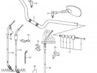 HANDLEBAR - SFV650 GLADIUS 2009 (K9) USA (E03)