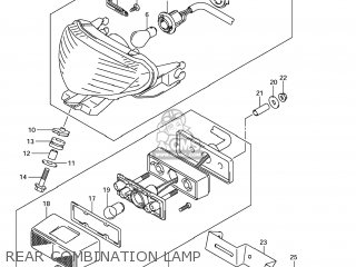 REAR COMBINATION LAMP - SFV650 GLADIUS 2009 (K9) USA (E03)