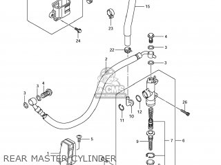 REAR MASTER CYLINDER - SFV650 GLADIUS 2009 (K9) USA (E03)