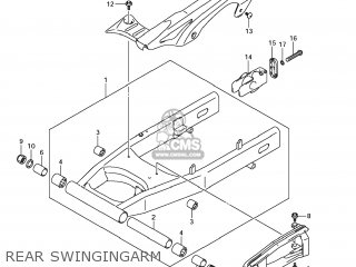 REAR SWINGINGARM - SFV650 GLADIUS 2009 (K9) USA (E03)