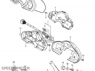SPEEDOMETER - SFV650 GLADIUS 2009 (K9) USA (E03)