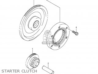 STARTER CLUTCH - SFV650 GLADIUS 2009 (K9) USA (E03)