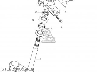 STEERING STEM - SFV650 GLADIUS 2009 (K9) USA (E03)
