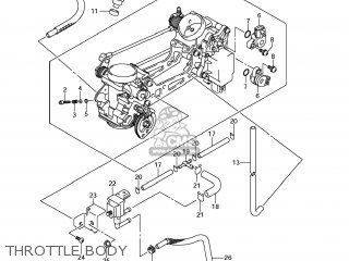 THROTTLE BODY - SFV650 GLADIUS 2009 (K9) USA (E03)