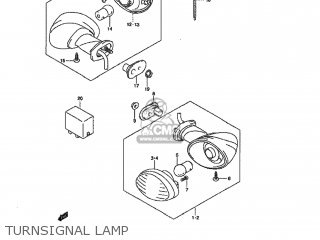 TURNSIGNAL LAMP - SFV650 GLADIUS 2009 (K9) USA (E03)