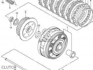 CLUTCH - SFV650 GLADIUS 2014 (L4) USA (E03)