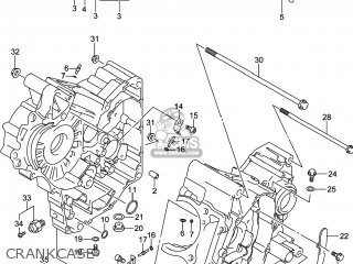CRANKCASE - SFV650 GLADIUS 2014 (L4) USA (E03)