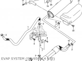 EVAP SYSTEM (SFV650AL4 E33) - SFV650 GLADIUS 2014 (L4) USA (E03)
