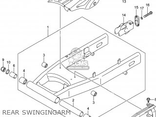 REAR SWINGINGARM - SFV650 GLADIUS 2014 (L4) USA (E03)