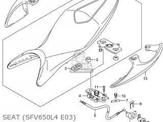 SEAT (SFV650L4 E03) - SFV650 GLADIUS 2014 (L4) USA (E03)