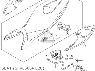 SEAT (SFV650L4 E28) - SFV650 GLADIUS 2014 (L4) USA (E03)