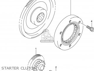 STARTER CLUTCH - SFV650 GLADIUS 2014 (L4) USA (E03)