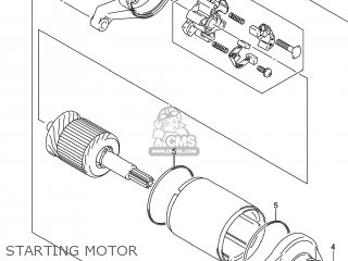 STARTING MOTOR - SFV650 GLADIUS 2014 (L4) USA (E03)