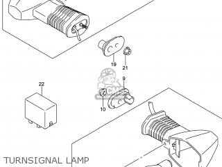 TURNSIGNAL LAMP - SFV650 GLADIUS 2014 (L4) USA (E03)