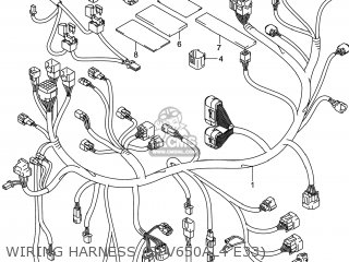 WIRING HARNESS (SFV650AL4 E33) - SFV650 GLADIUS 2014 (L4) USA (E03)