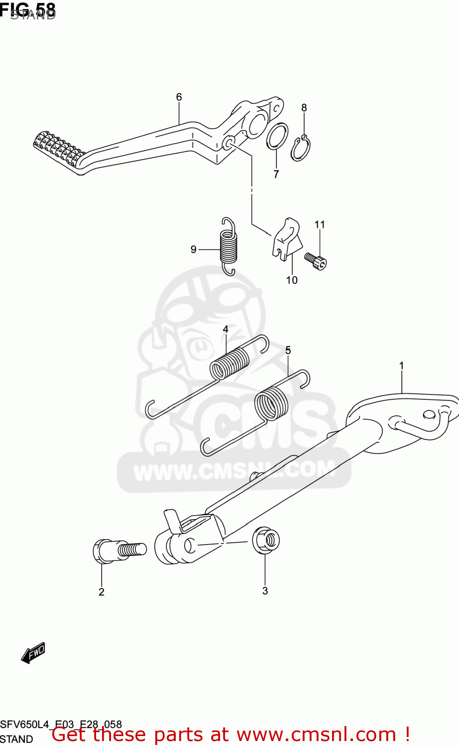 STAND SFV650A GLADIUS 2014 (L4) USA (E03)