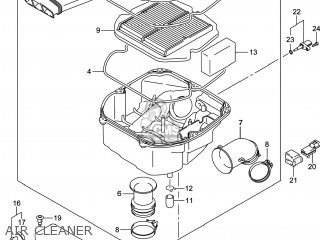 AIR CLEANER - SFV650A GLADIUS 2014 (L4) USA (E03)