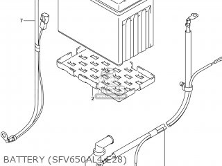 BATTERY (SFV650AL4 E28) - SFV650A GLADIUS 2014 (L4) USA (E03)