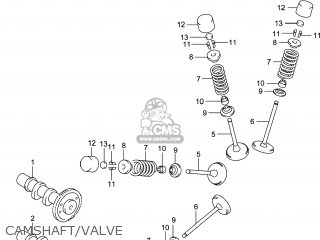 CAMSHAFT/VALVE - SFV650A GLADIUS 2014 (L4) USA (E03)
