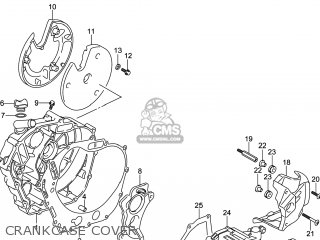 CRANKCASE COVER - SFV650A GLADIUS 2014 (L4) USA (E03)