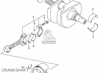CRANKSHAFT - SFV650A GLADIUS 2014 (L4) USA (E03)