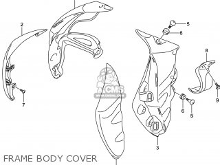 FRAME BODY COVER - SFV650A GLADIUS 2014 (L4) USA (E03)