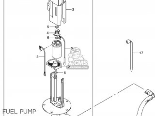 FUEL PUMP - SFV650A GLADIUS 2014 (L4) USA (E03)